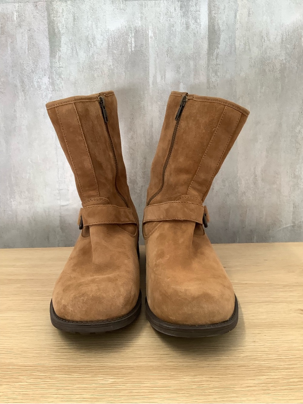 UGG Men's Suede Mid-Calf Boots in Chestnut